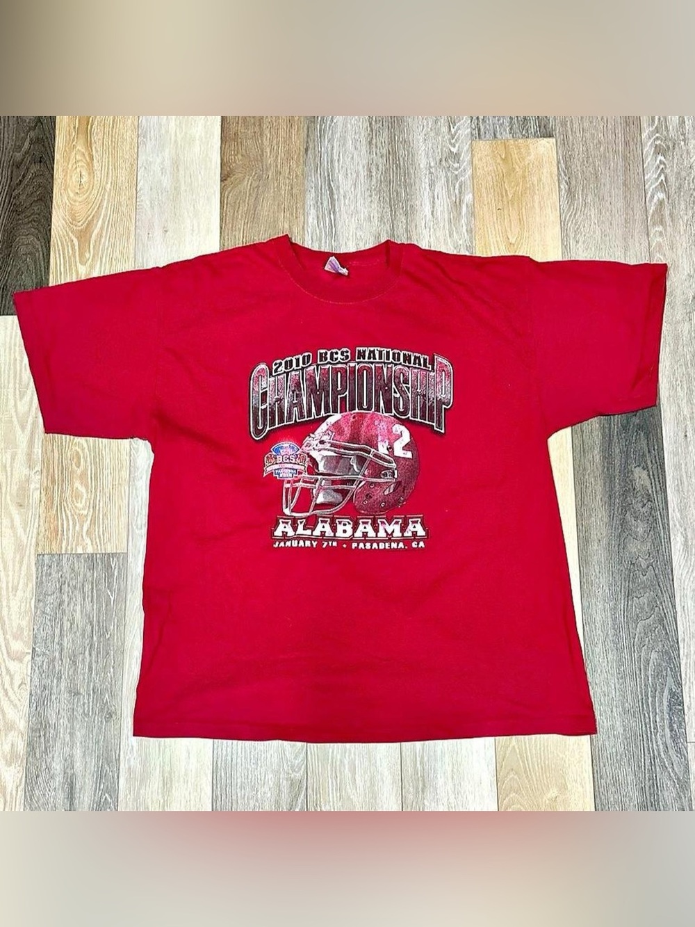 Gildan Red Alabama 2009 BCS Championship Kids Tee